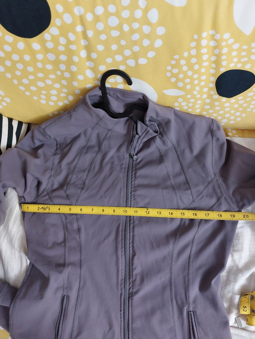 Women Activewear Full Zip Jacket Purple Size L